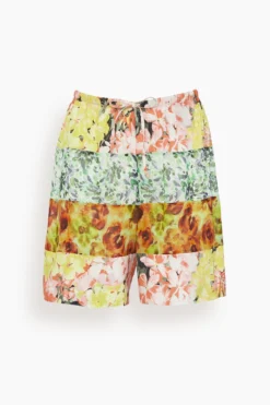 Dries Van Noten Puvini Patch Short Pant In Orange