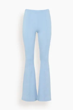 Pintuck Flare Legging In Ocean Breeze