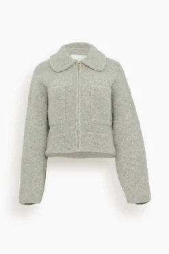 Hugo Boucle Bomber In Grey