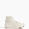 R13 High Top Sneaker In Ecru
