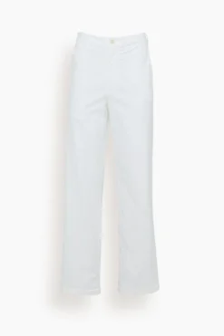 NILI LOTAN Eliot Boy Pant In White