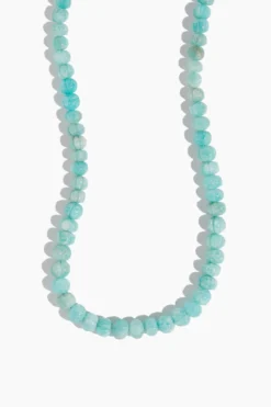 Carved Candy Necklace In Amazonite