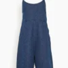 Garrett Romper In Dark Indigo