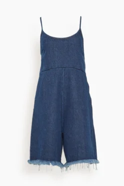 Garrett Romper In Dark Indigo
