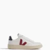 Veja V-12 Sneaker In Extra White Marsala Nautico