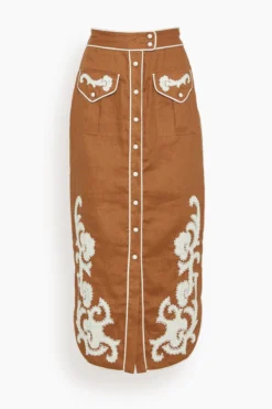 Ruby Skirt In Tobacco