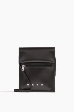Marni Tribeca Shoulder Bag In Black