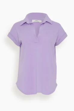 Judy Top In Digital Lavender