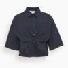 Knot Shirt In Navy