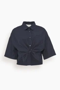 Knot Shirt In Navy