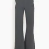 MM6 Maison Margiela Flared Leg Trouser In Charcoal