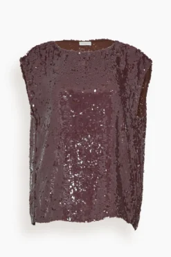 Dries Van Noten Cuzco Embroidery Shirt In Dark Burgundy