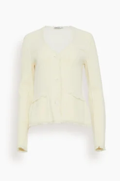 Medina Blazer With Patch Pockets In Natural White