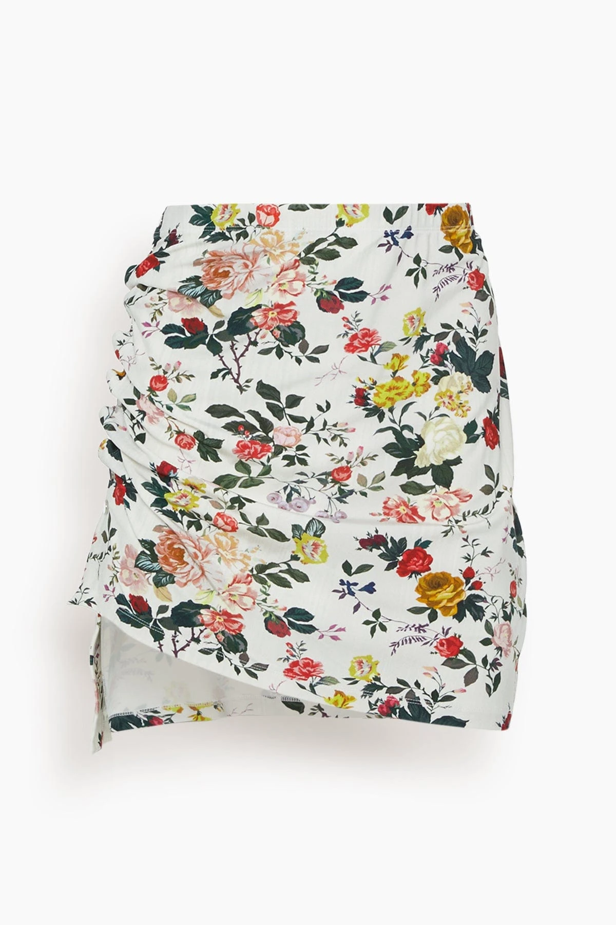 Paco Rabanne Jupe Knee Skirt In Ivory Rose Gard