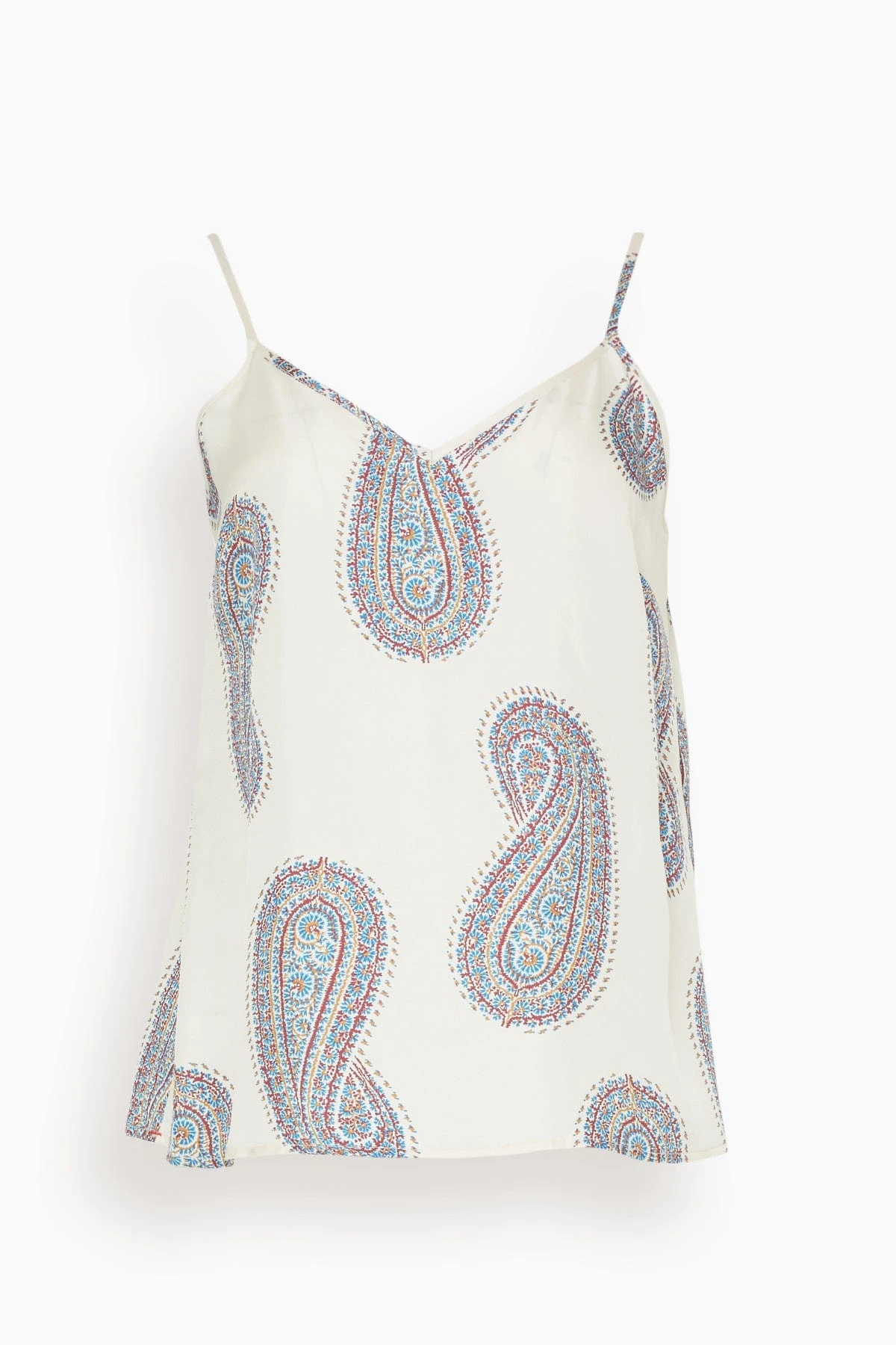 Rei Top In Ivory Paisley