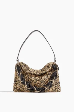 PROENZA SCHOULER Crochet Braid Bag In Black/Natural