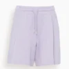Dries Van Noten Hadio Short Pant In Lilac