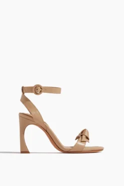 Clarita Bar Heel Sandal In Nude