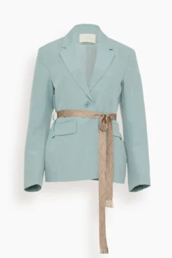 ULLA JOHNSON Ellery Jacket In Agave