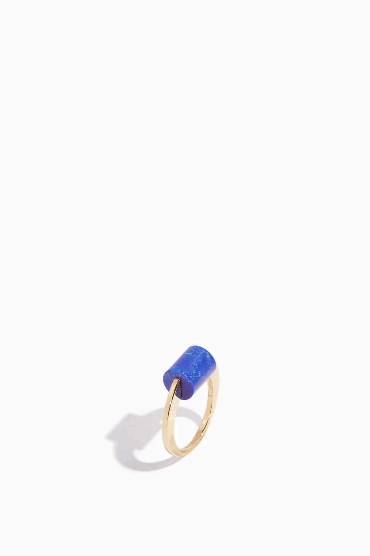 Deco Cilindro Ring In Lapis Lazuli - Image 3
