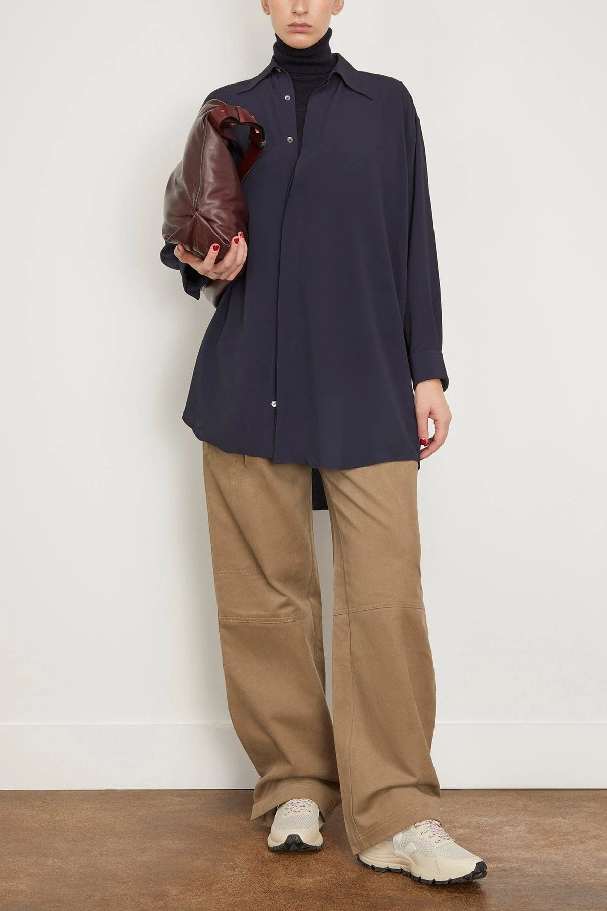 Shirt Dress In Blue - Image 2