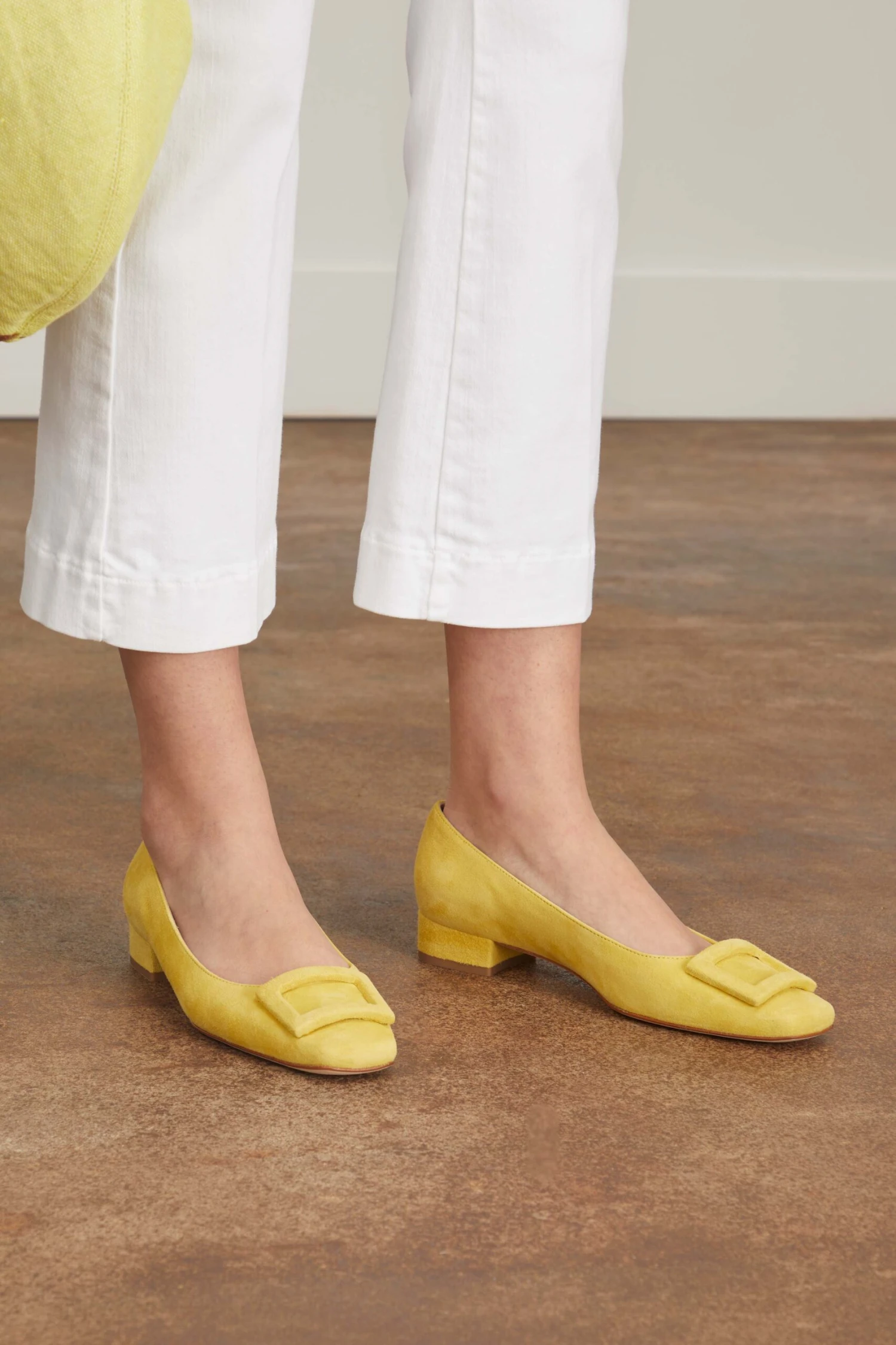 Buckle Shoe In Citron - Image 2