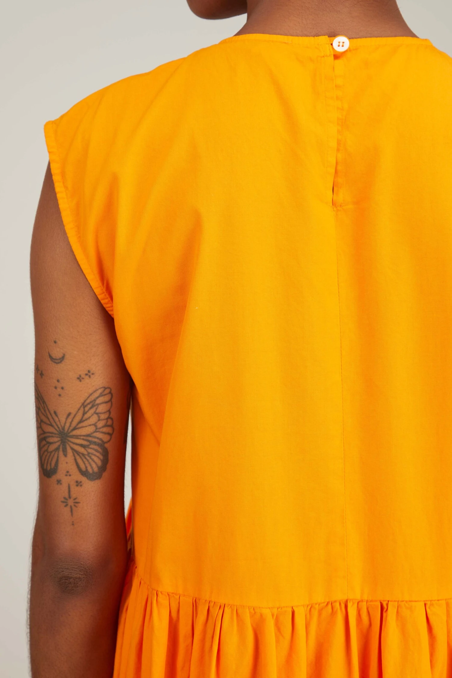 Balza Dress In Orange - Image 5