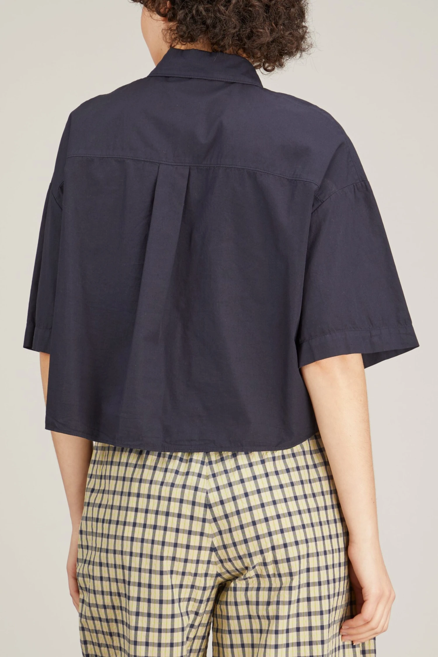 Knot Shirt In Navy - Image 4
