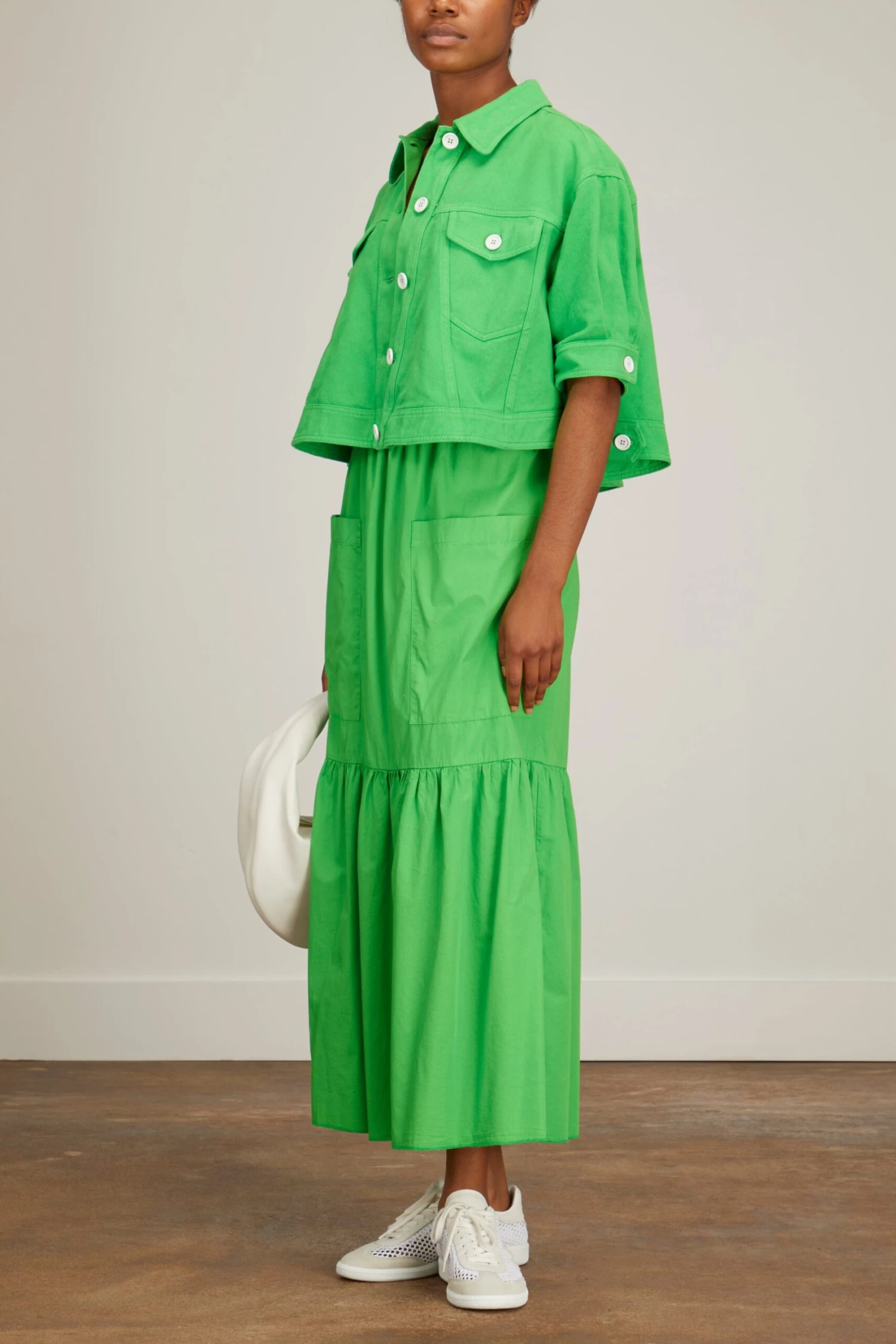 Summer Skirt In Green - Image 2