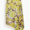 Dries Van Noten Saxo Tris Skirt In Yellow