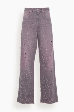 MM6 Maison Margiela 5 Pockets Pant In Pink