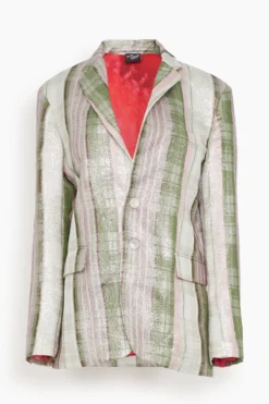 John Jacket In Pink Tartan