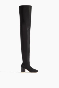 MM6 Maison Margiela Long Boot In Black