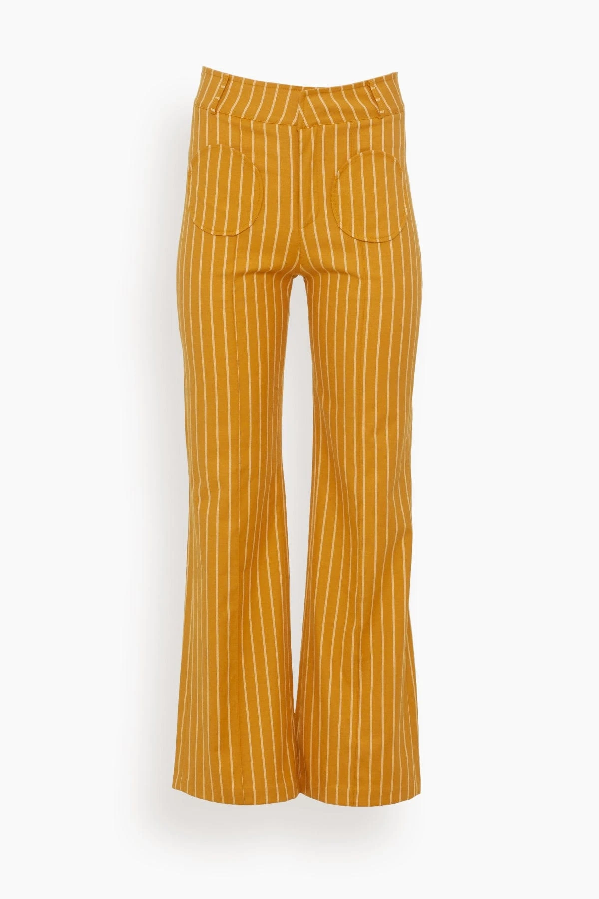 Yoshi Pants In Mustard Stripes