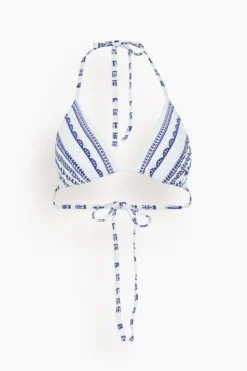 Yani Triangle String Top In Blue