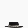 Gerhard Felt Hat In Black/White