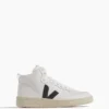 Veja V-15 Sneaker In Extra White Black