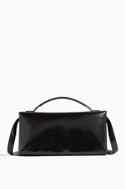 Marni Prisma Top Handle EW Bag In Black