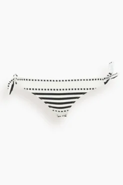 Eshe Side Tie Bikini Bottom In Black