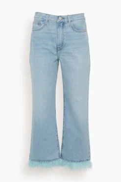 FRAME Le Dancing Jane Crop Jean In Legacy Clean