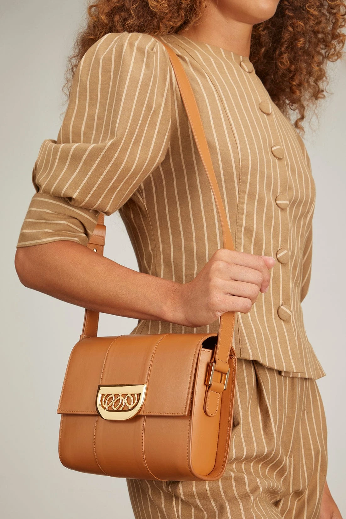 Simone Crossbody Handbag In Tabacco - Image 2