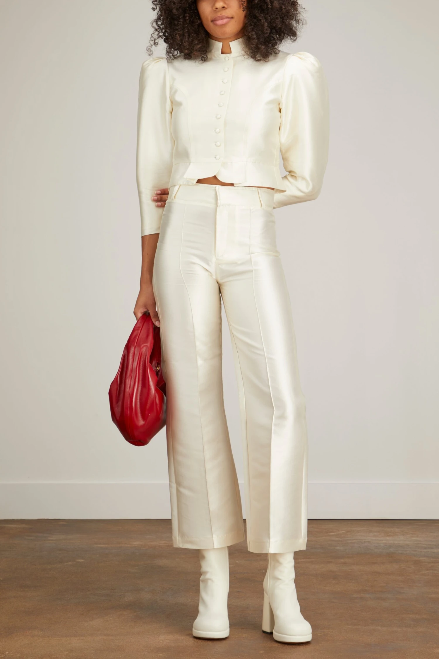 Yoshi Smart Pant In White - Image 2
