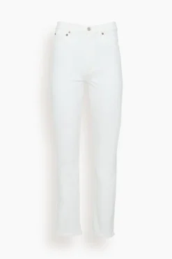 AGOLDE High Rise Stovepipe In Cake