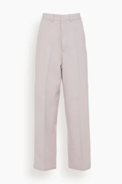 Wide Fit Trousers In Powder Pink