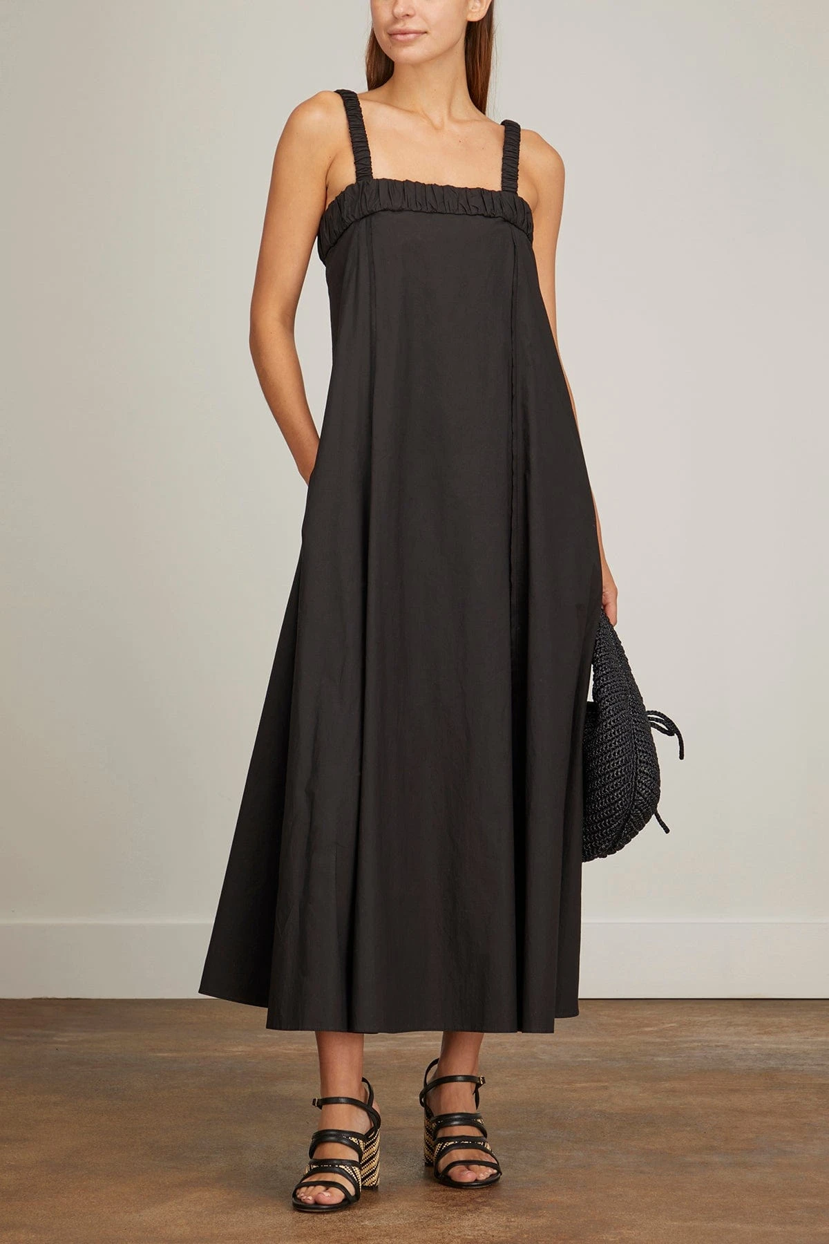 DOROTHEE SCHUMACHER Cotton Coolness Dress In Pure Black - Image 2