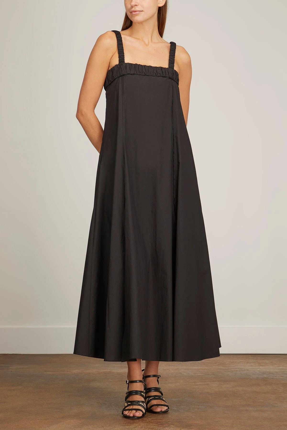 DOROTHEE SCHUMACHER Cotton Coolness Dress In Pure Black - Image 3