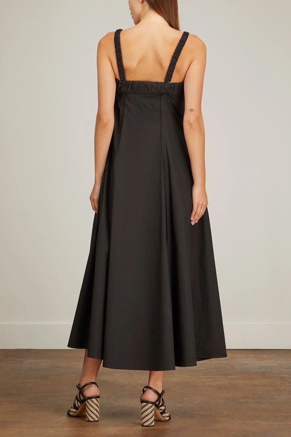 DOROTHEE SCHUMACHER Cotton Coolness Dress In Pure Black - Image 4