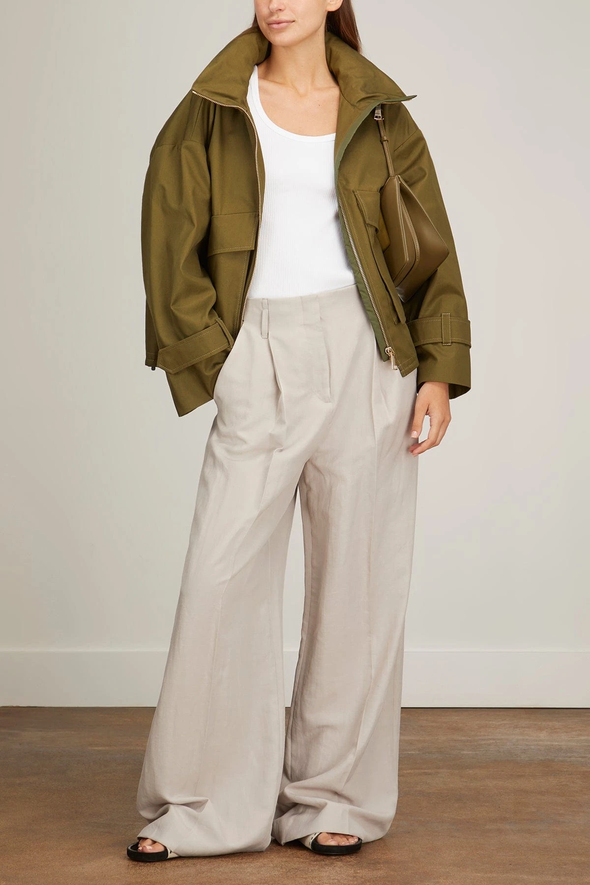 DOROTHEE SCHUMACHER Adventurous Movement Jacket In Khaki - Image 2