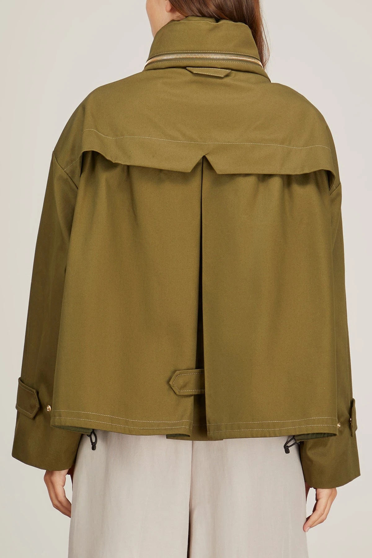 DOROTHEE SCHUMACHER Adventurous Movement Jacket In Khaki - Image 4