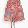 ULLA JOHNSON Abri Shorts In Passion Flower